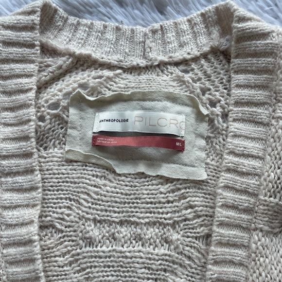 Anthropologie Pilcro Jemma Cable-Knit Cardigan - Picture 5 of 8